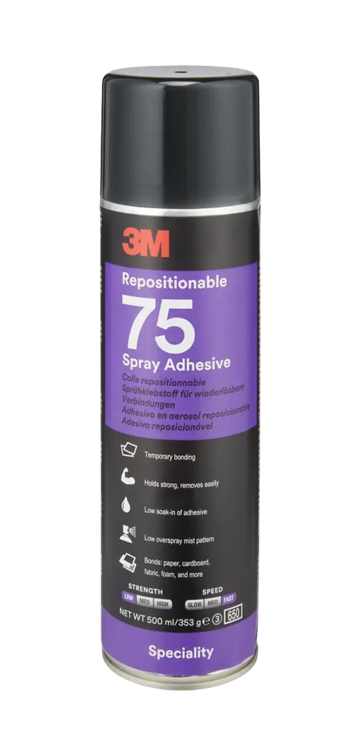 3M Repositionable 75 spraylim