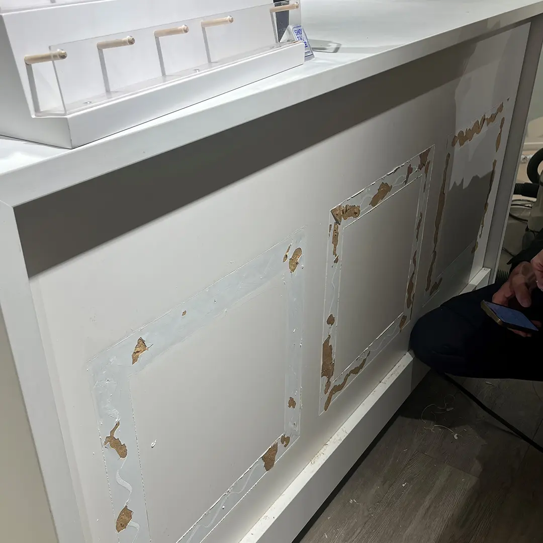 Kassadisk f&ouml;re renovering