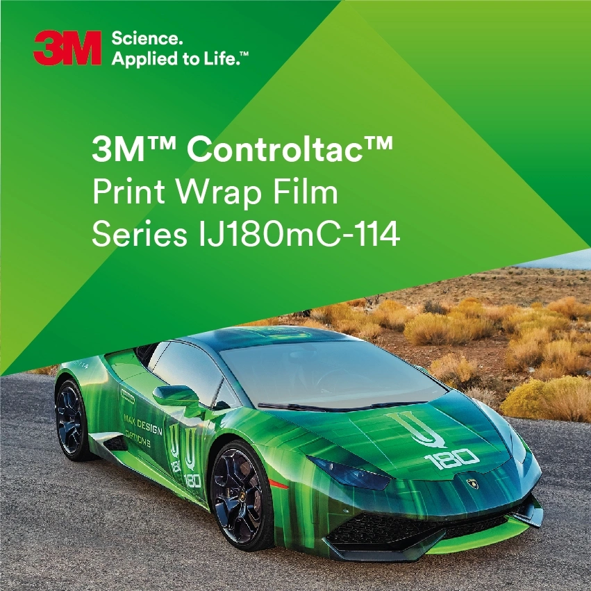 3M™ Controltac™ IJ180mC-114 | Transparent printmedia för wrap