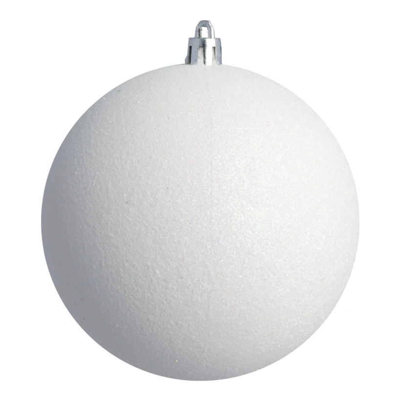 Julkula Vit Glitter 10 cm