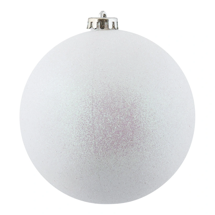 Julkula Vit Glitter 14 cm