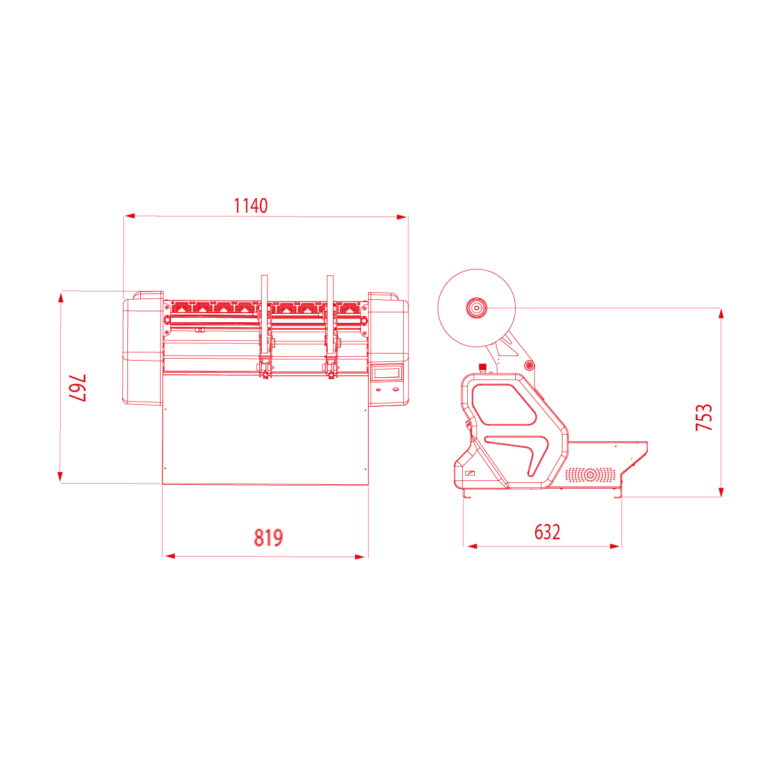 Enimac X-treme Light 700 tejpapplikator