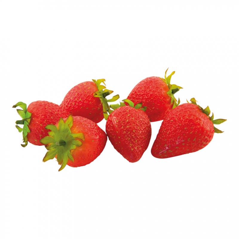 Strawberries 6 pcs 5x4cm