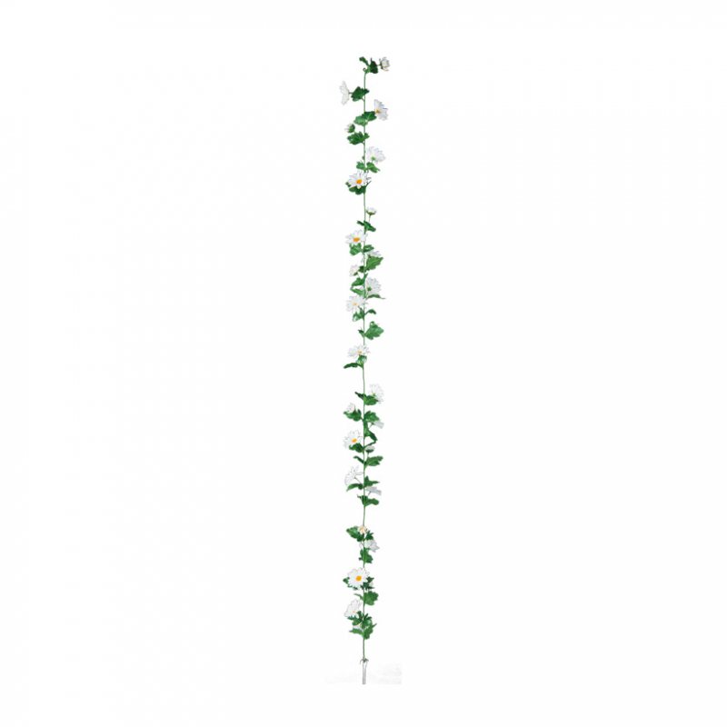 Garland, daisies 180cm Green/White
