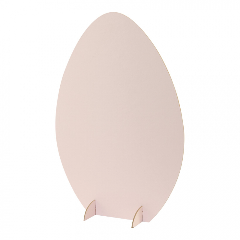 Easter egg 40x28cm Light pink