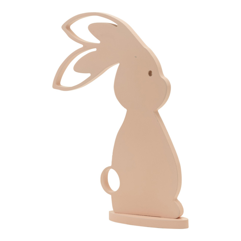 Rabbit 30x20cm pink