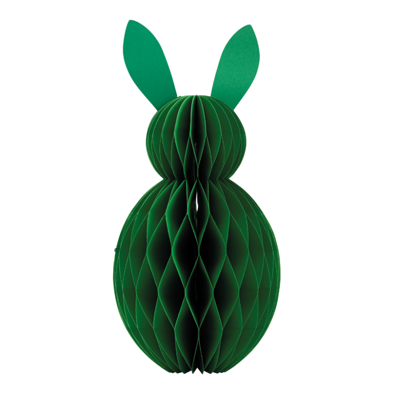 Honeycomb rabbit with magnet green