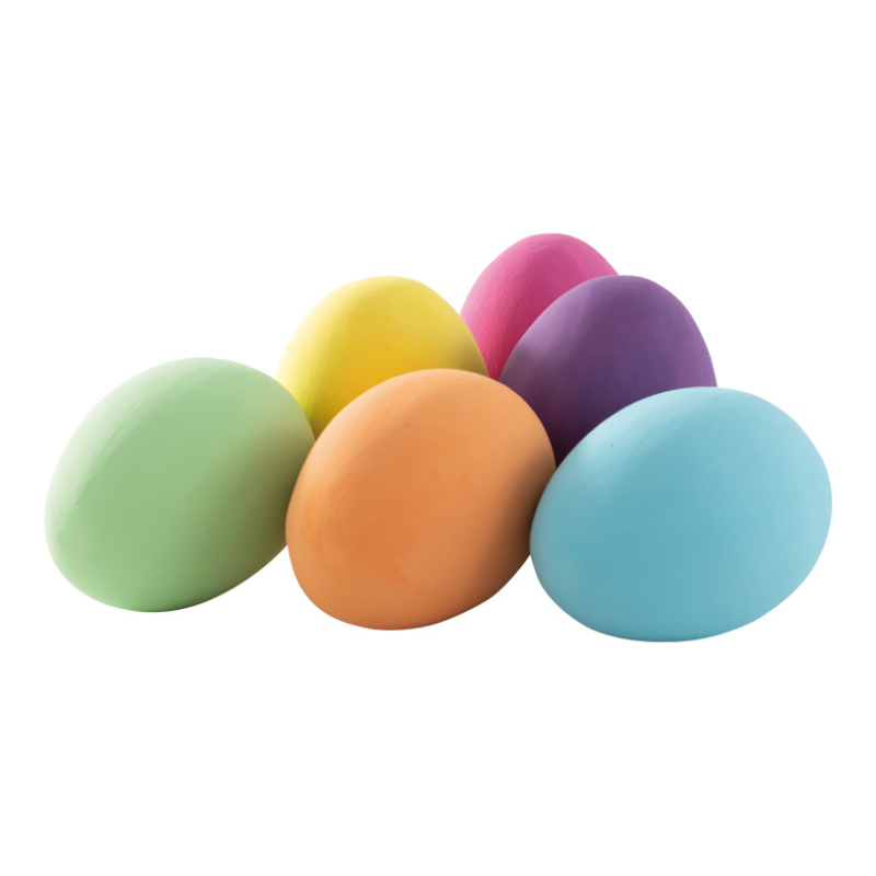 Easter eggs 10cm 6pcs/bag multicolour