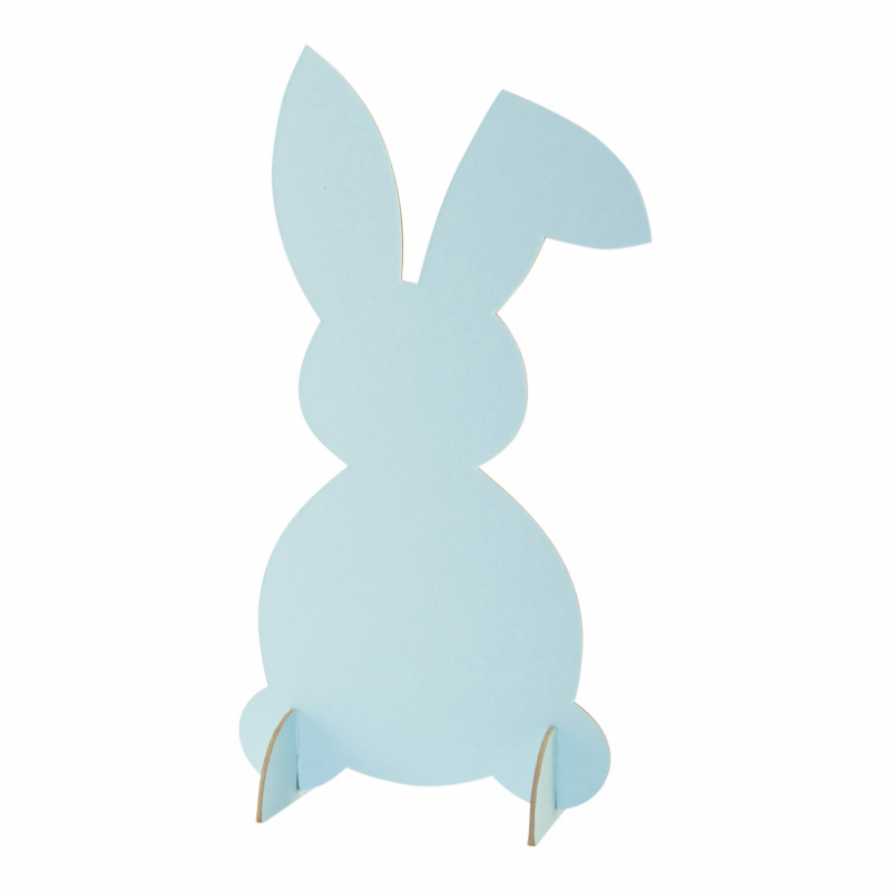 Easter bunny 30x15cm Light blue
