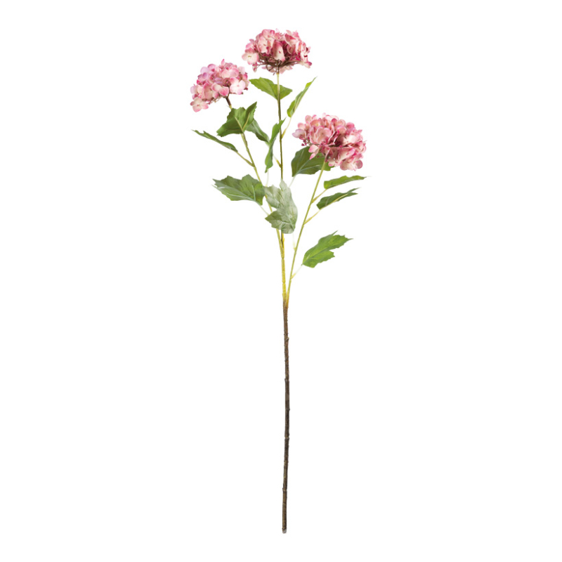 Hydrangea sprig 66cm Pink