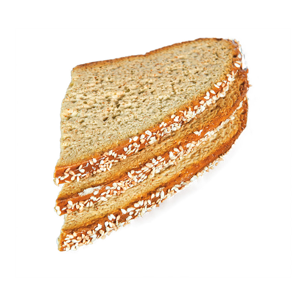 Bread slices 17x9cm Brown 3pcs