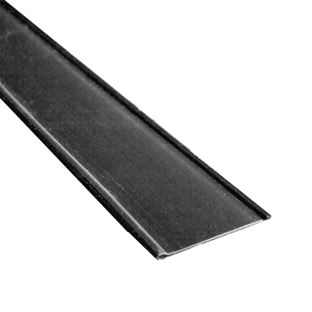 Shelf edge strip Straight Black/Trans 26x885mm