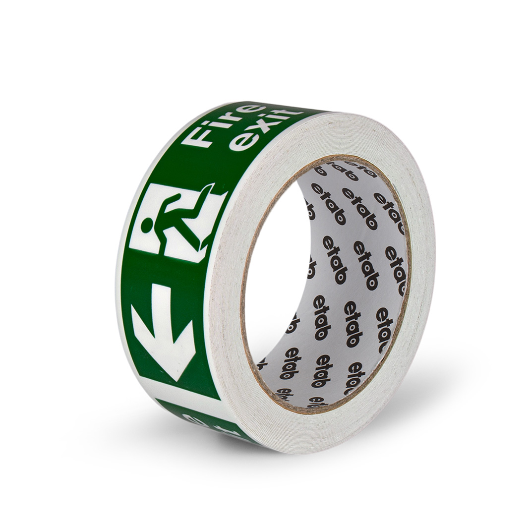 EXV40 Efterlysande tejp, Utrymning vänster