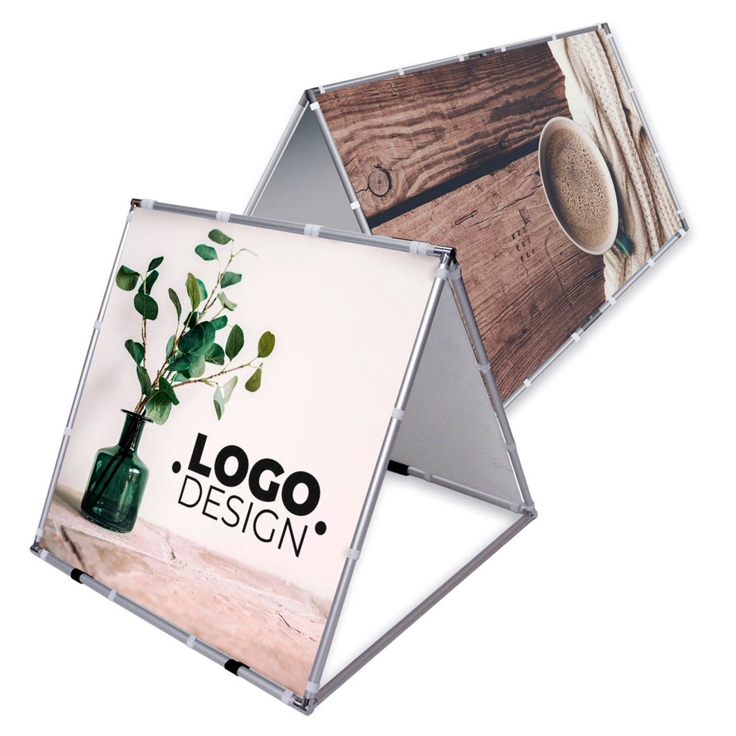 Dubbelsidig aluminiumram