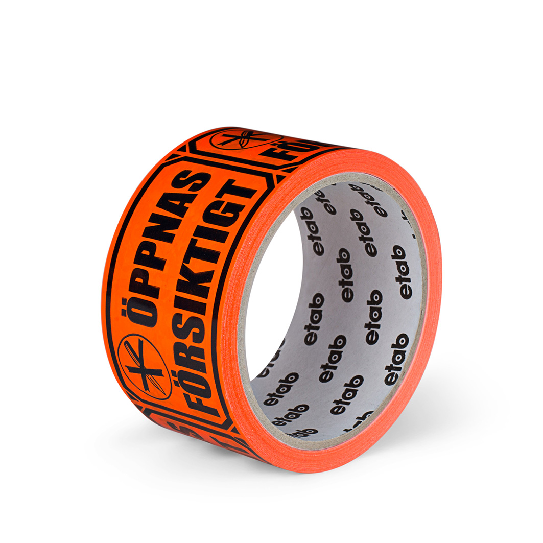 Etab 9613 Packtejp "Öppnas försiktigt"