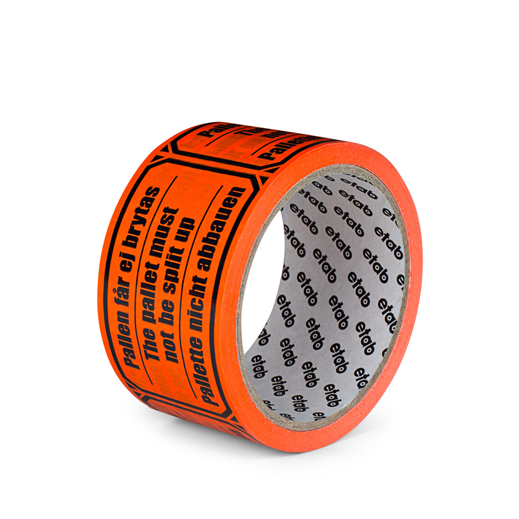 Etab 9610 Packtejp "Pallen får ej brytas"