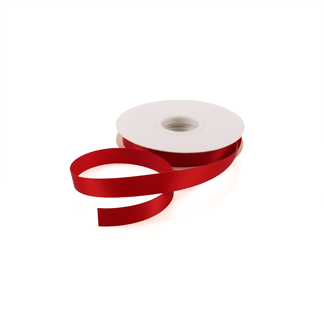 Satinband röd 1,5cmx50m