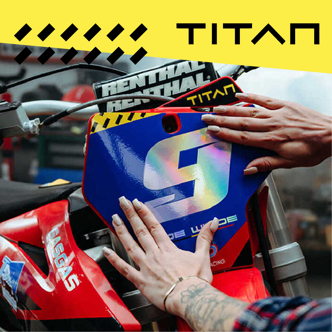 TITAN Holo Silver Chrome THSX-110