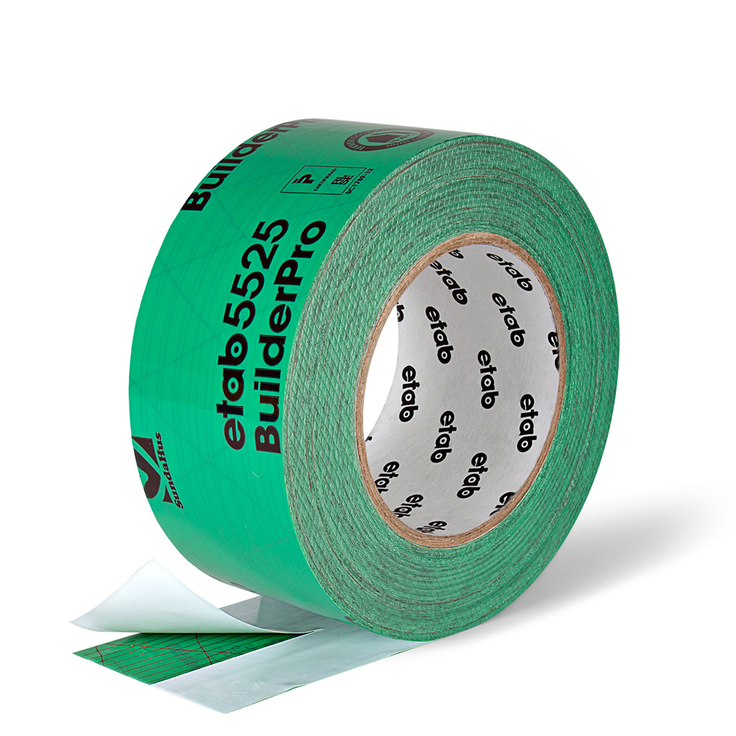 Etab 5525 Byggfolietejp, delad liner