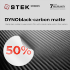 STEK DYNOblack-carbon matte | Svart matt kolfiber