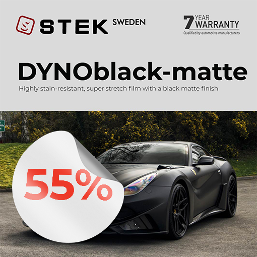 STEK DYNOblack-matte | Svart matt