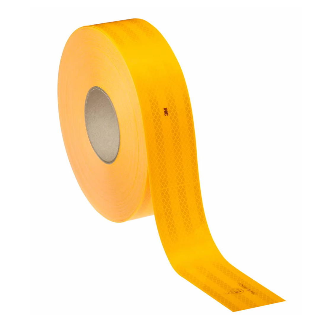 Konturmärkning för hårda skåp Fluo gul 983-21