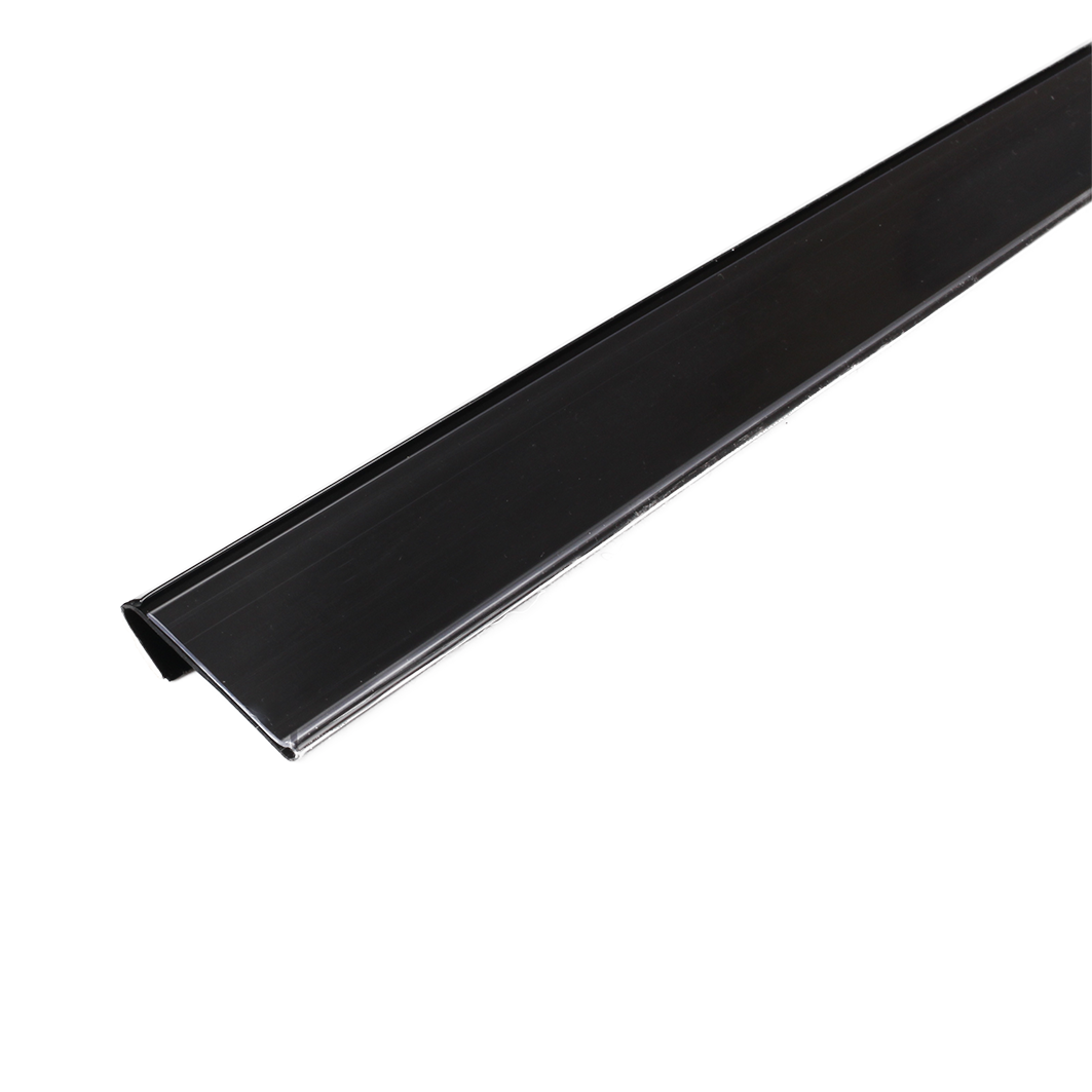 Hyllkantslist Vinklad Svart 26 x 885 mm