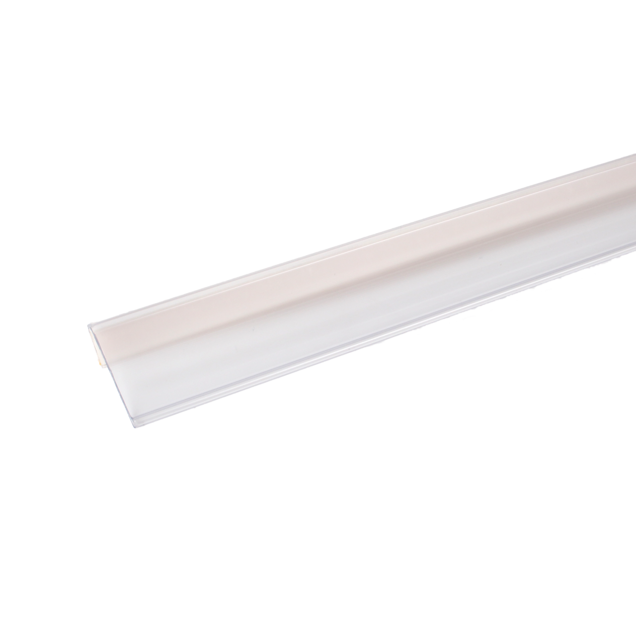 Hyllkantslist Vinklad Transparent 26 x 885 mm