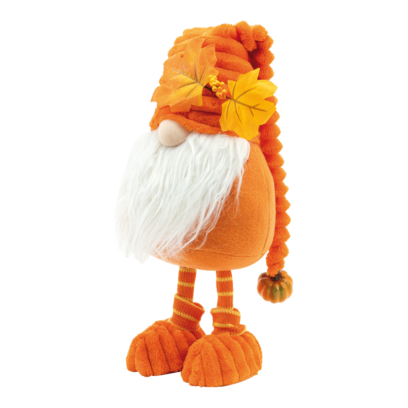 Dwarf with telescopic legs 45cm orange