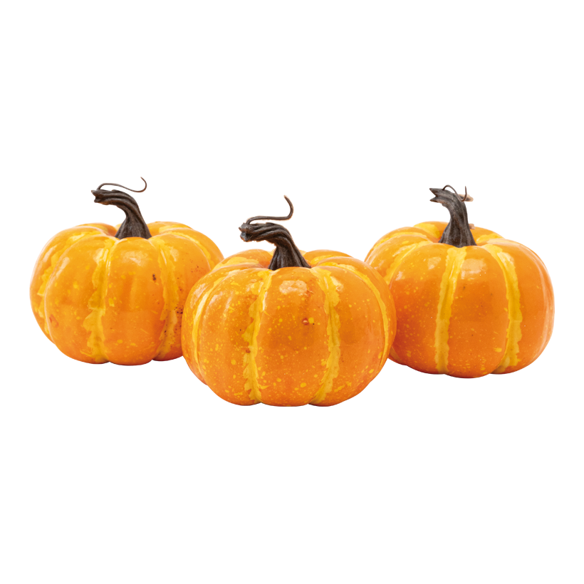 Pumpkin orange 3pcs/pack 11cm