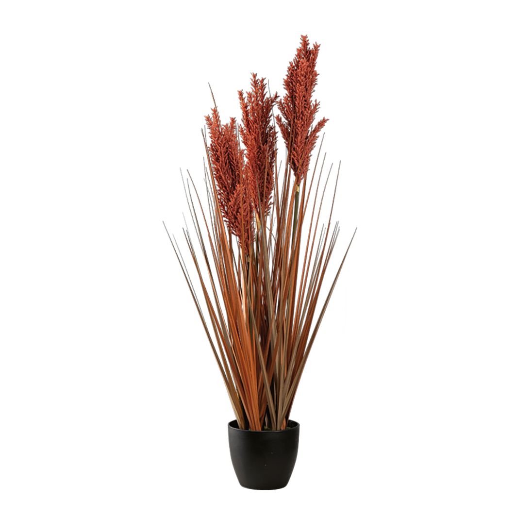 Artificial reed in plastic pot 90 cm