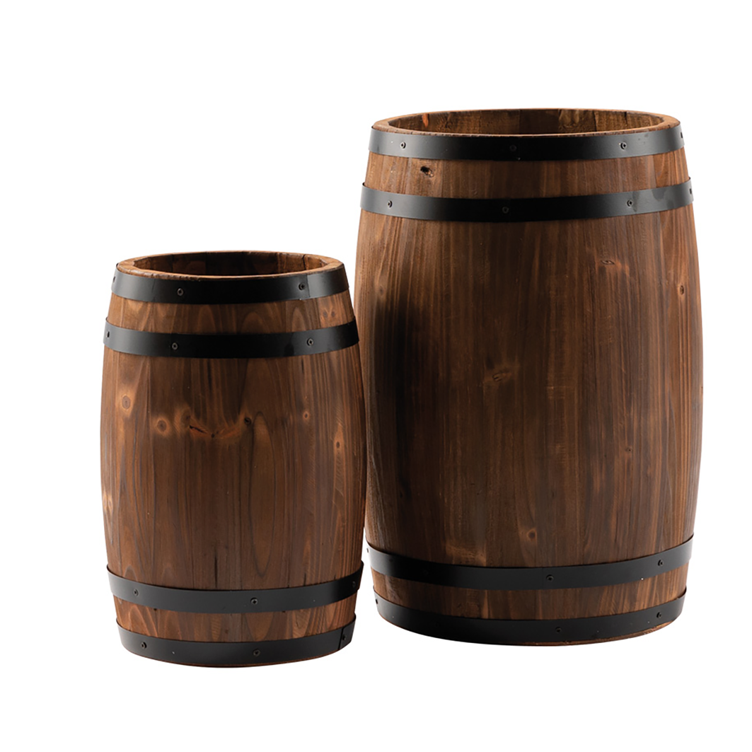 Vintunnor av granved 40 & 30cm brun