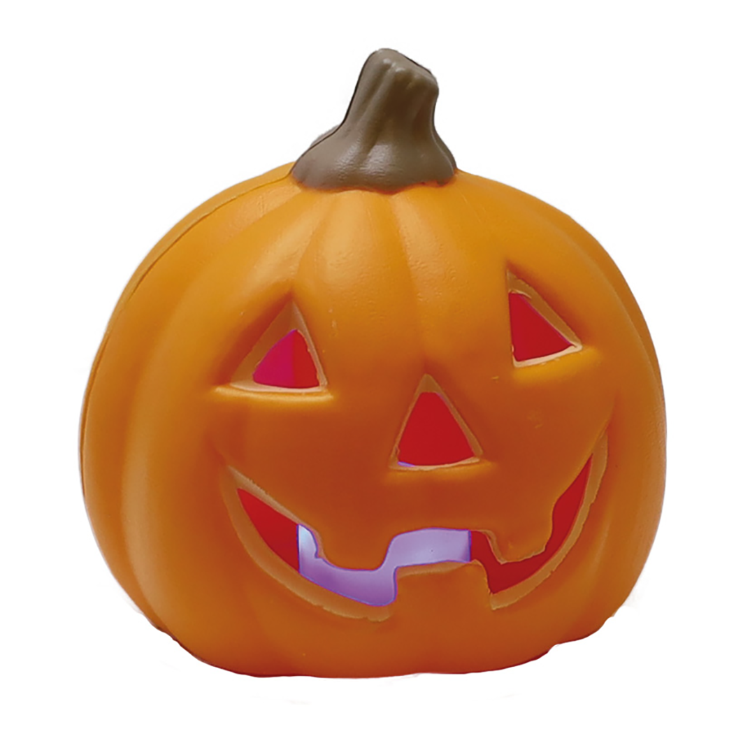 Pumpkin with face 10cm orange