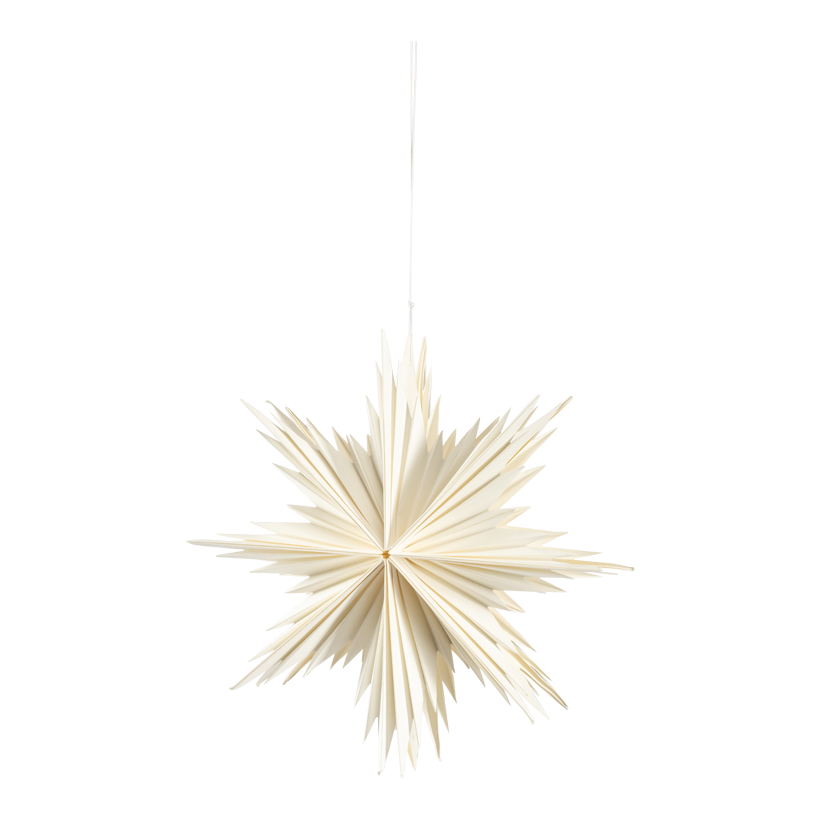 Stjärna vikbar med magnetlås, 30cm vit