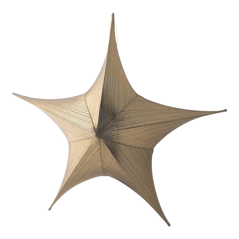 Star fabric Ø 80cm gold metallic