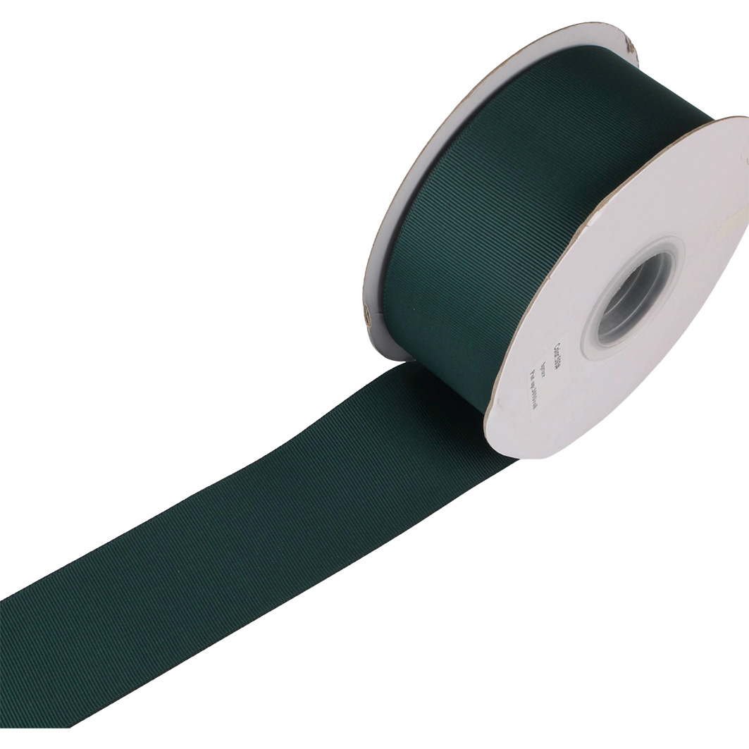 Ribbon Green Ribbed 5cm x 30m