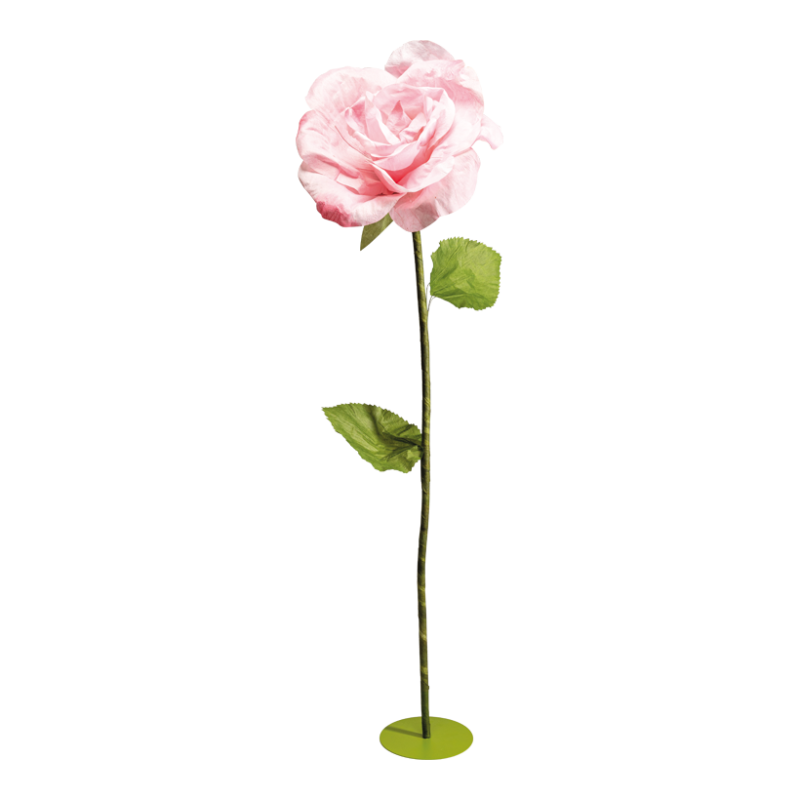 Ros 3-delad 160cm rosa