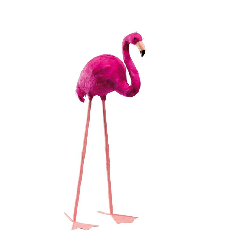Flamingo 45x18x90cm Fuchsia