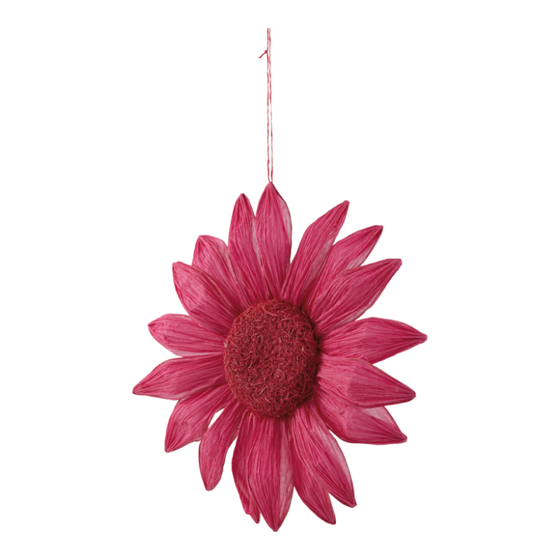 Blomma av papper 30cm Rosa
