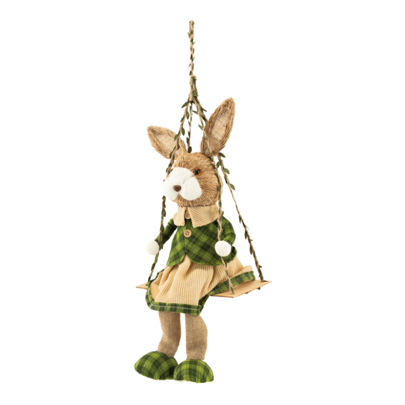 Kanin på gunga 70x24x23cm