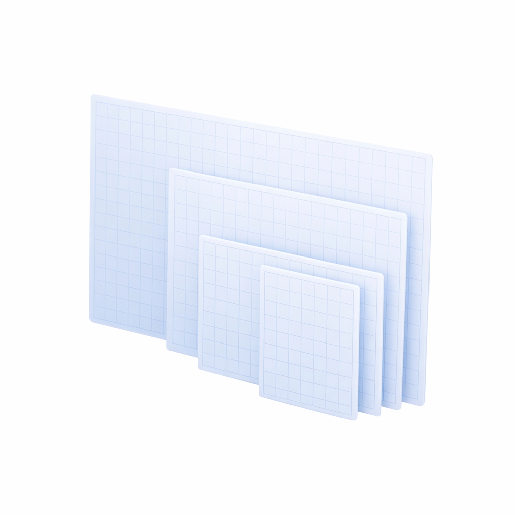 Skärmatta transparent självläkande