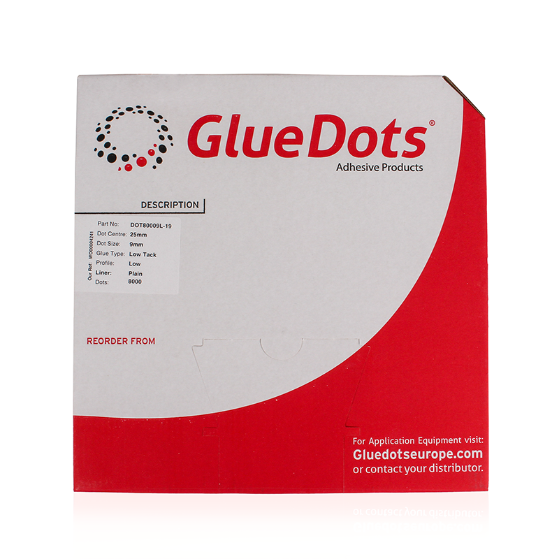 Hot dots low tack
