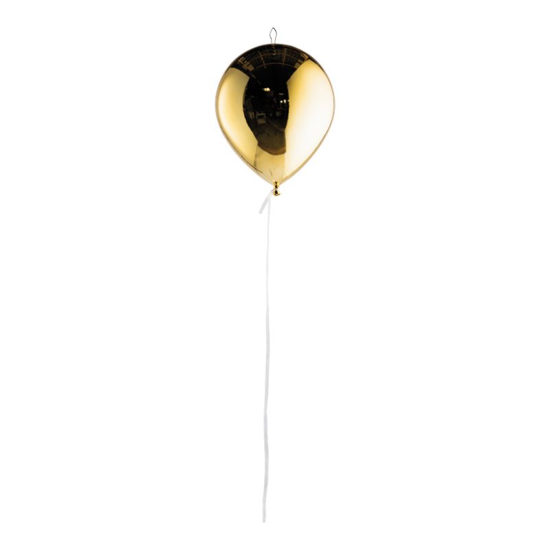 Dekorationsballong, guld, 36cm
