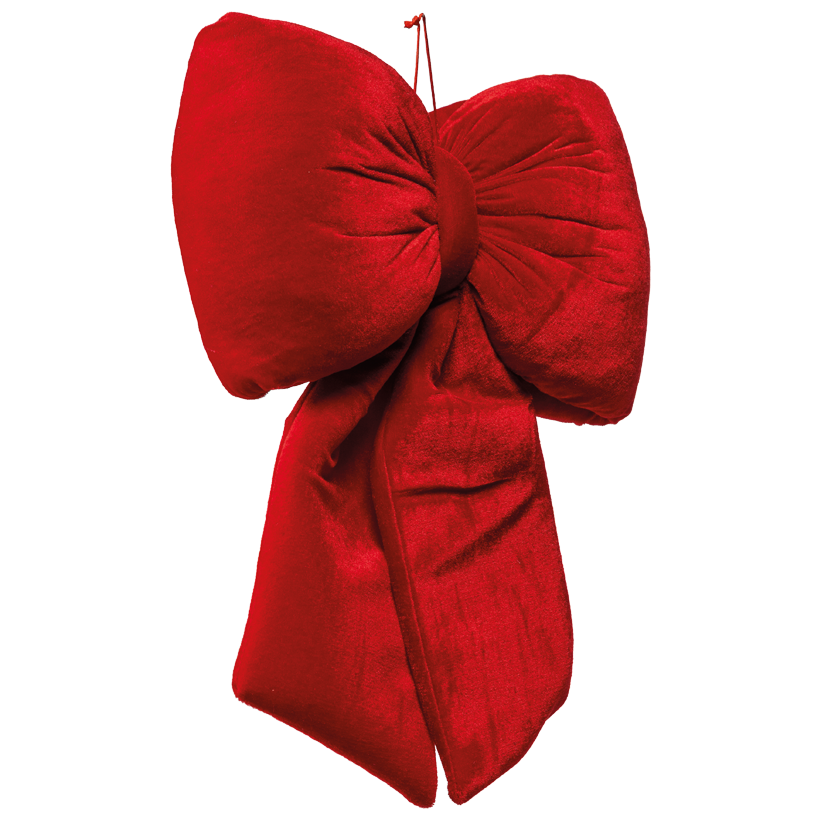 Rosett i sammet, 47x31x12cm