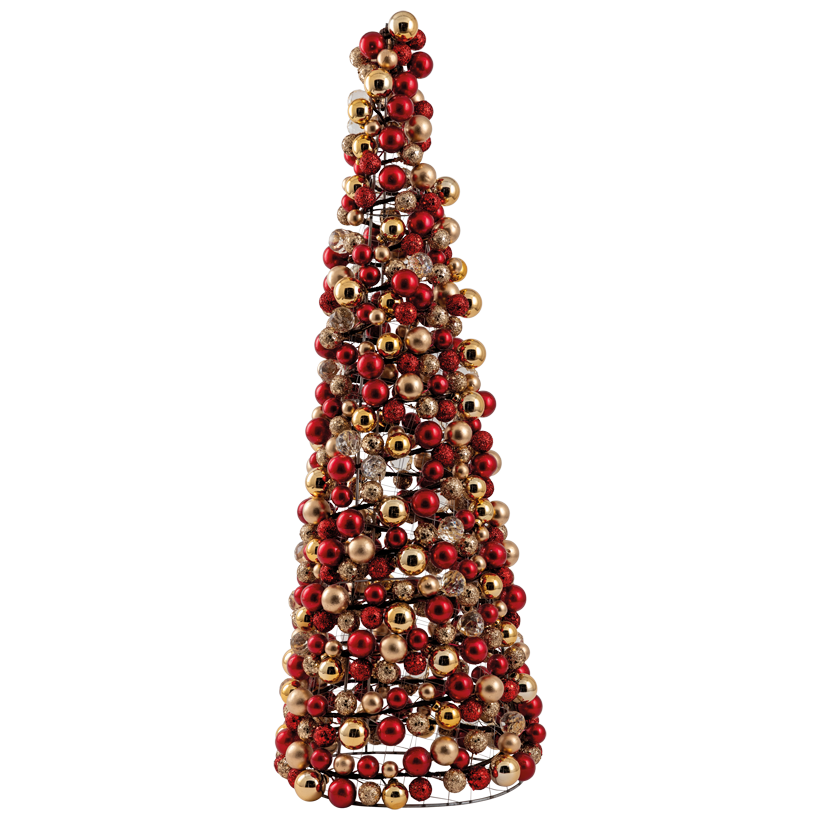 Julgran av julkulor, 70cm