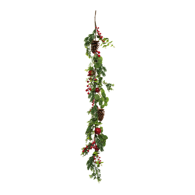 Girlang med bär och äpplen, 160cm