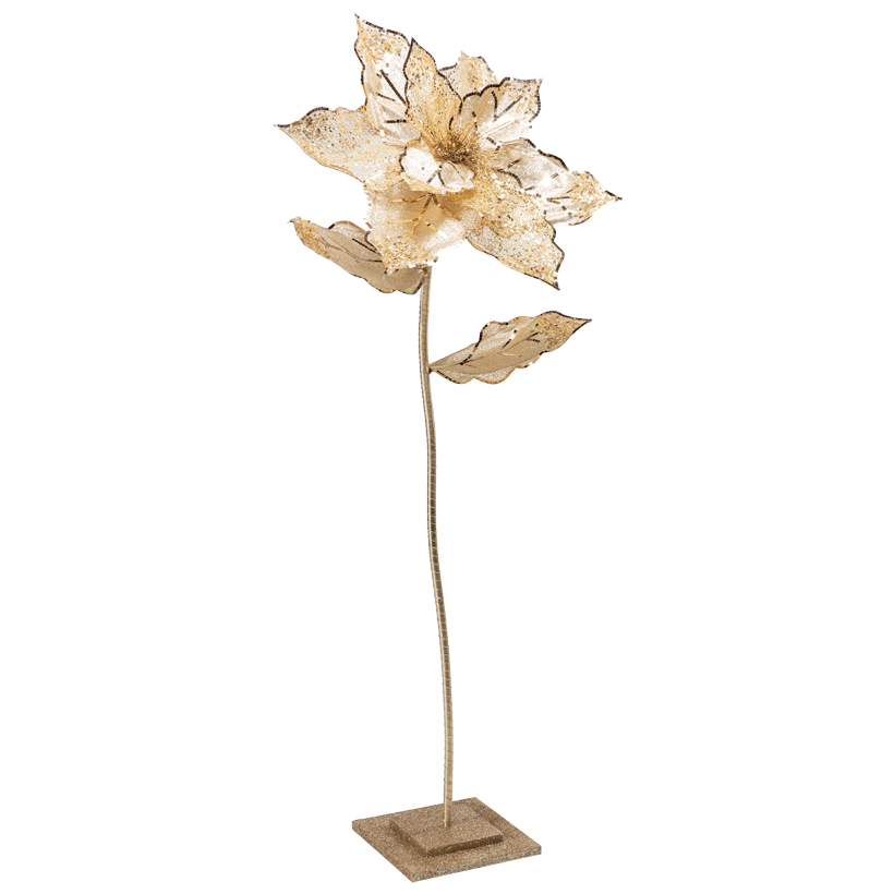 Julstjärna i guld, 140cm