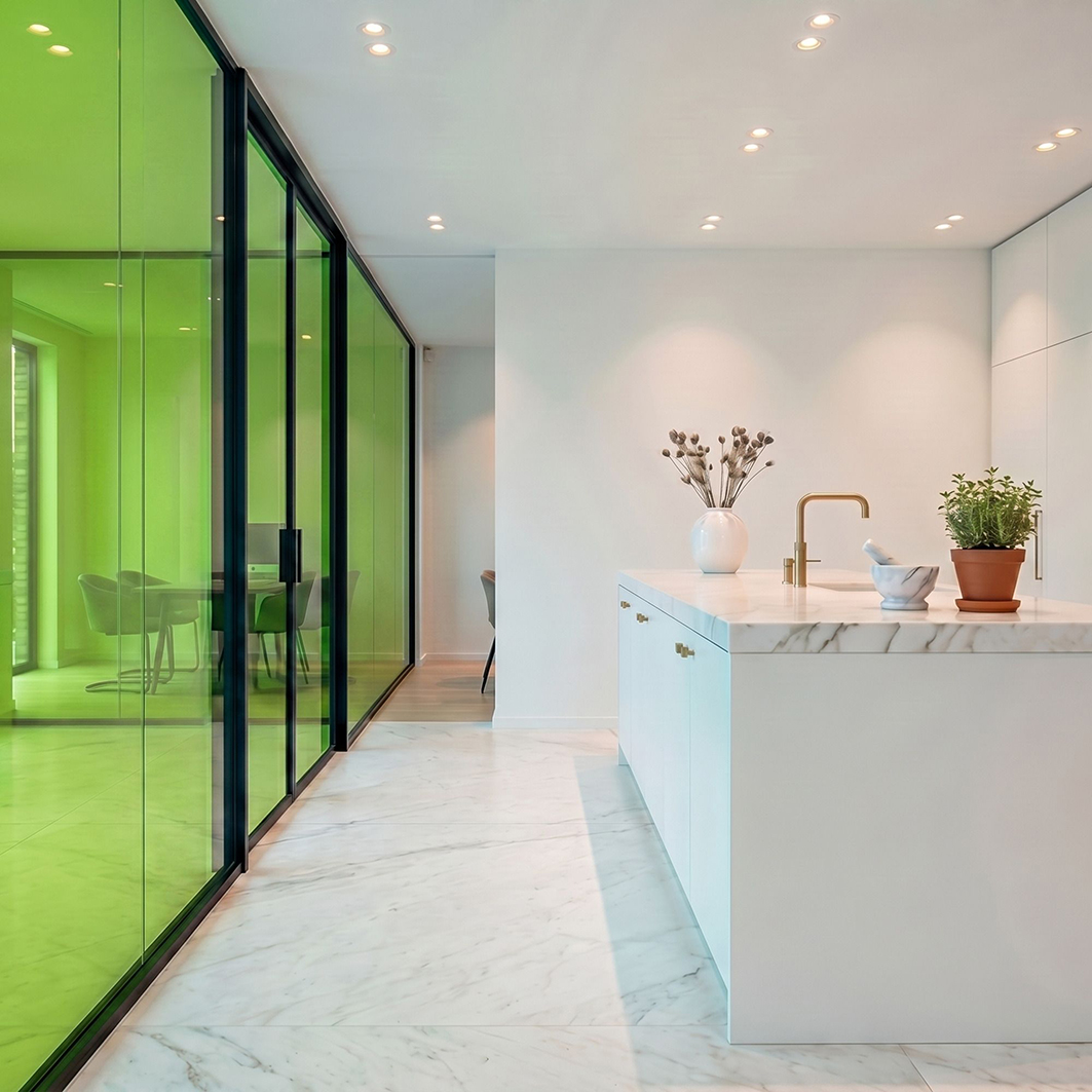 CoverStyl Glass Forest 03 (Green Lime)
