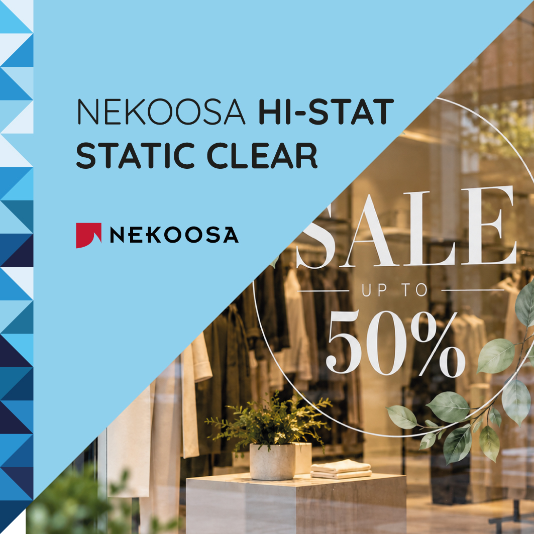 Hi-Stat Optically Clear statisk printfolie