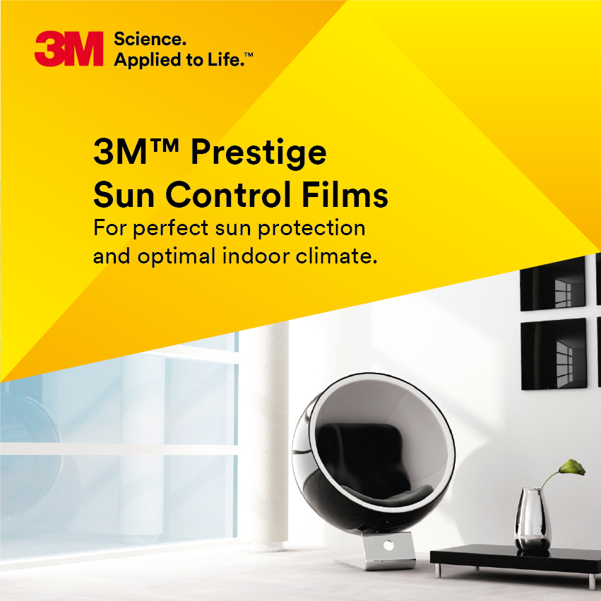 3M™ Prestige solskyddsfilm 20 Exteriör 183 cm